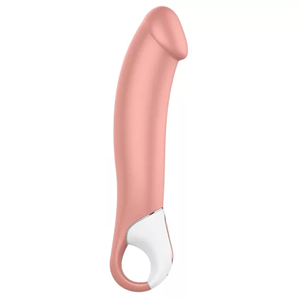 Satisfyer Master - vibrador recarregável à prova d'água - cor natural