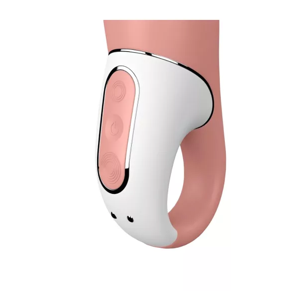 Satisfyer Master - vibrador recarregável à prova d'água - cor natural