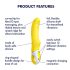 Satisfyer Yummy Sunshine - Vibrador G-spot à prova d'água (amarelo)