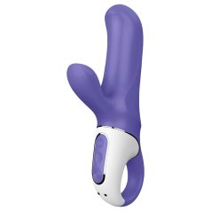   Satisfyer Magic Bunny - vibrador azul à prova d'água com estimulador de clitóris
