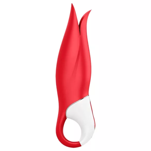Satisfyer Power Flower - vibrador recarregável à prova d'água - vermelho