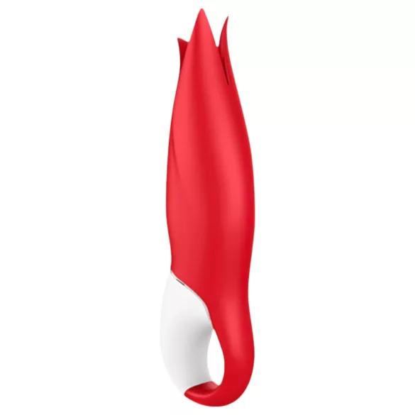 Satisfyer Power Flower - vibrador recarregável à prova d'água - vermelho