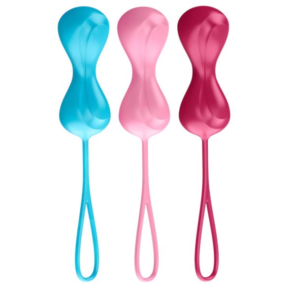 Kit Satisfyer Power Balls – Bolas de Kegel com Movimento (3 unidades)