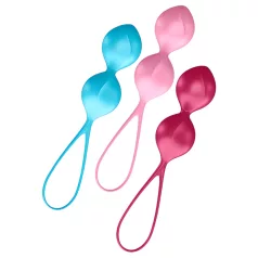   Satisfyer V Balls - bolas de pompoarismo - kit duplo - 3 peças