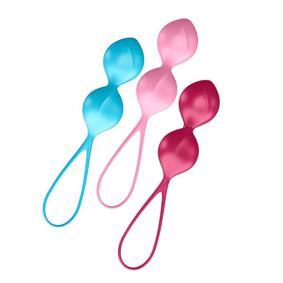 Conjunto de Bolas Satisfyer V - Duo de Exercício Pélvico (3 Peças)