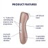 Satisfyer Pro 2+ - Estimulador de Clitóris Recargável (marrom)