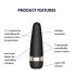 Satisfyer Pro 3+ - Vibrador Estimulador de Clitóris à Prova d'Água (Preto)