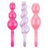 Conjunto Satisfyer Booty Call - Plugues Anais Coloridos (3 Peças)