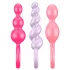 Satisfyer - plug anal set - multicolor silicone (3 peças)
