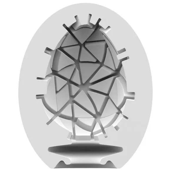 Satisfyer Egg Crunchy - masturbador masculino tipo ovo - 1 unidade