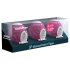 Satisfyer Egg Bubble - Masturbador em Forma de Ovo (3 unidades)