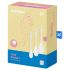 Satisfyer Yoni Power 1 - Conjunto de bolas ben wa brancas (3 peças)