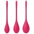 Satisfyer Yoni Power 1 - Conjunto de Bolas de Geisha - Vermelho (3 peças)
