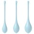 Satisfyer Yoni Power 2 - conjunto de bolas tailandesas - azul (3 peças)