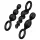 Satisfyer Booty Call - plug anal set - kit com 3 peças - silicone preto