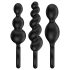 Conjunto Satisfyer Booty Call - Plug Anal - Preto (3 Peças)