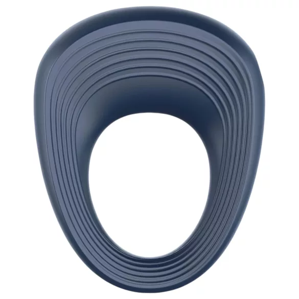 Satisfyer - anel peniano vibratório à prova d'água - cinza