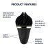 Satisfyer Sweet Treat - Vibrador giratório recarregável para clitóris (preto)
