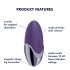 Satisfyer Purple Pleasure - Vibrador Recarregável de Clitóris (Roxo)