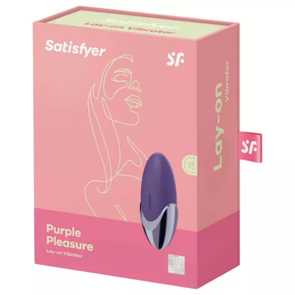 Satisfyer Purple Pleasure - vibrador clitóris recarregável - silicone roxo