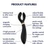 Satisfyer Endless Fun - Vibrador Recarregável à Prova d'Água para Casal (Preto)