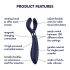 Satisfyer Endless Fun - vibrador recarregável à prova d'água para casais (azul)