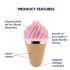 Satisfyer Sweet Treat - Vibrador Recarregável Rotativo para Clitóris (Rosa-Marrom)