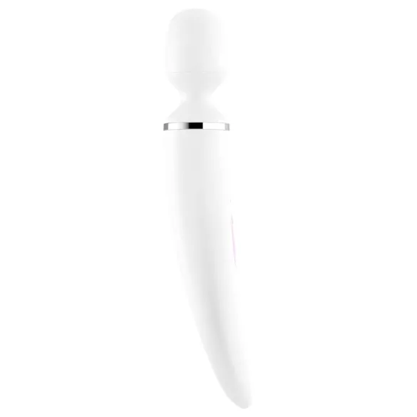 Satisfyer Wand-er Woman - massageador vibratório à prova d’água (branco)