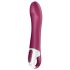 Satisfyer Big Heat - Vibrador aquecido recarregável para ponto G (vermelho)