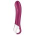 Satisfyer Big Heat - Vibrador aquecido recarregável para ponto G (vermelho)