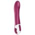 Satisfyer Big Heat - Vibrador aquecido recarregável para ponto G (vermelho)