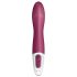 Satisfyer Big Heat - Vibrador aquecido recarregável para ponto G (vermelho)