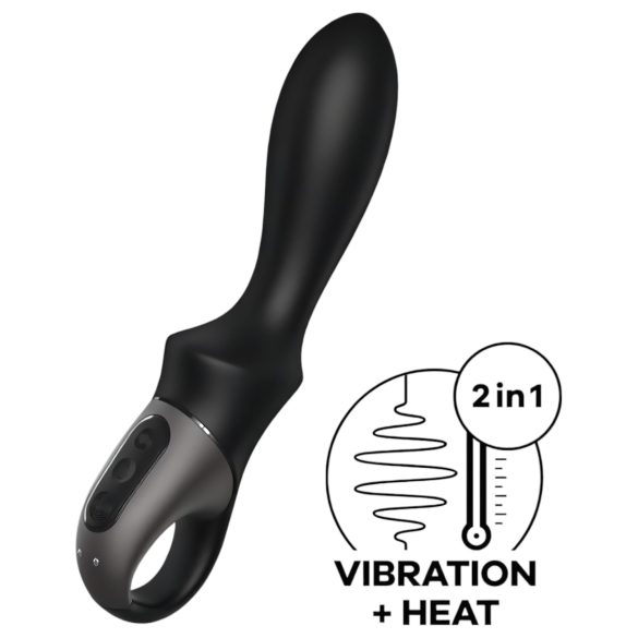 Satisfyer Heat Climax - vibrador anal aquecedor inteligente (preto)