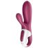 Satisfyer Hot Bunny - Vibrador Aquecedor Inteligente com Estimulador de Clitóris (Vermelho)