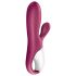 Satisfyer Hot Bunny - Vibrador Aquecedor Inteligente com Estimulador de Clitóris (Vermelho)