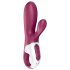 Satisfyer Hot Bunny - Vibrador Aquecedor Inteligente com Estimulador de Clitóris (Vermelho)