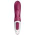 Satisfyer Hot Bunny - Vibrador Aquecedor Inteligente com Estimulador de Clitóris (Vermelho)
