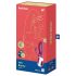 Satisfyer Hot Bunny - Vibrador Aquecedor Inteligente com Estimulador de Clitóris (Vermelho)
