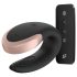 Satisfyer Double Love - vibrador para casais com controle remoto (preto)