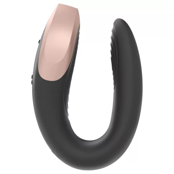 Satisfyer Double Love - Vibrador de casal com controlo por app e comando remoto (preto)