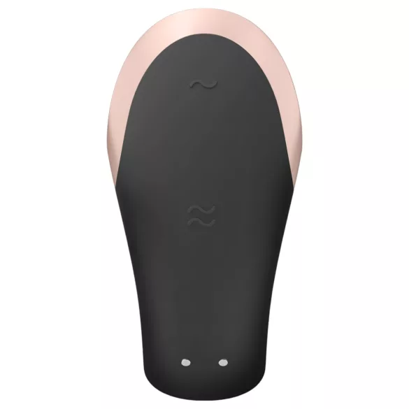 Satisfyer Double Love - Vibrador de casal com controlo por app e comando remoto (preto)