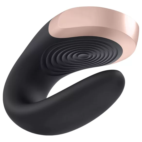 Satisfyer Double Love - Vibrador de casal com controlo por app e comando remoto (preto)