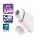 Satisfyer Love Triangle - vibrador clitóris sucção inteligente - branco