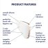 Satisfyer Love Triangle - Estimulador Inteligente por Ondas de Ar para Clitóris (Branco)
