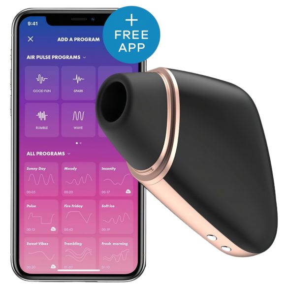 Satisfyer Love Triangle - Estimulador de Clitóris com Ondas de Ar (preto)