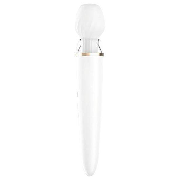 Satisfyer Double Wand-er - vibrador inteligente e massajador (branco)