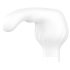 Satisfyer Double Wand-er - vibrador massageador inteligente (branco)