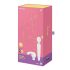 Satisfyer Double Wand-er - vibrador inteligente e massajador (branco)