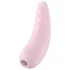 Satisfyer Curvy 2+ - vibrador clitóris sucção app - silicone rosa