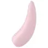 Satisfyer Curvy 2+ - vibrador clitóris sucção app - silicone rosa